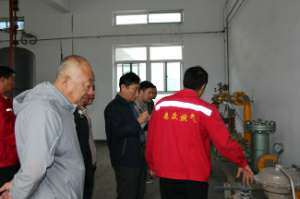 拜泉县相关领导考察济南逸轩文艺复兴展览有限公司燃气